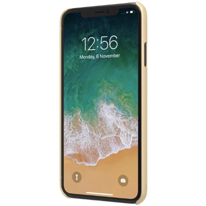 Nillkin - iPhone XS Max Hülle - Plastik Case - Super Frosted Shield Series - gold