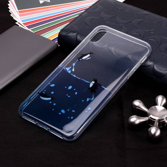 iPhone XS / X Handyhülle - Softcase Image Plastik Series - Pinguine