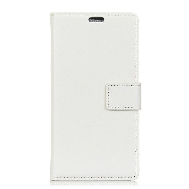 Sony Xperia XA2 Plus Handy Hülle - Classic II Leder Bookcover Series - weiss