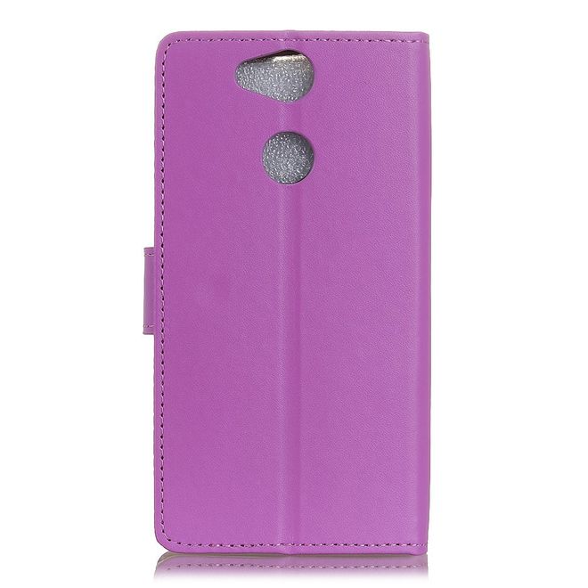 Sony Xperia XA2 Plus Handy Hülle - Classic II Leder Bookcover Series - purpur