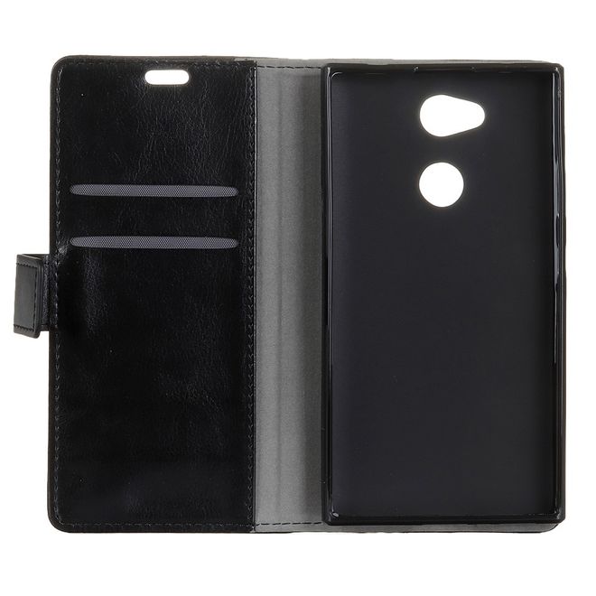 Sony Xperia XA2 Plus Handyhülle - Leder Bookcover Image II Series - gefürchtiger Wolf