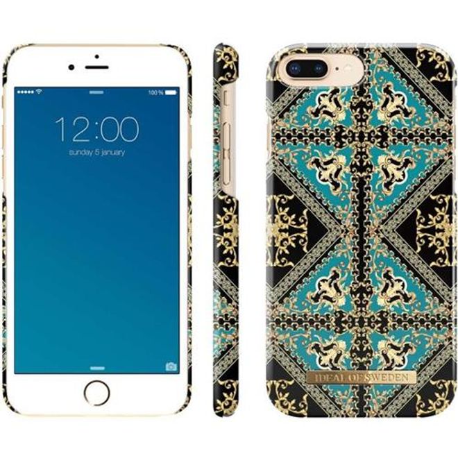 iDeal of Sweden - iPhone 8 Plus / 7 Plus Handyhülle, Designer Case Baroque Ornament - mehrfarbig