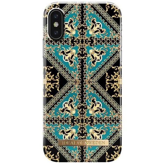 iDeal of Sweden - iPhone XS / X Handyhülle, Designer Case Baroque Ornament - mehrfarbig