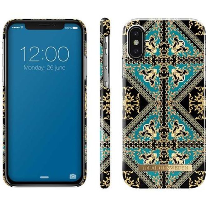 iDeal of Sweden - iPhone XS / X Handyhülle, Designer Case Baroque Ornament - mehrfarbig