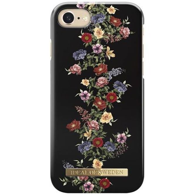 iDeal of Sweden - iPhone SE (2022) / SE (2020) / 8 / 7 Handyhülle, Designer Case Dark Floral - mehrfarbig