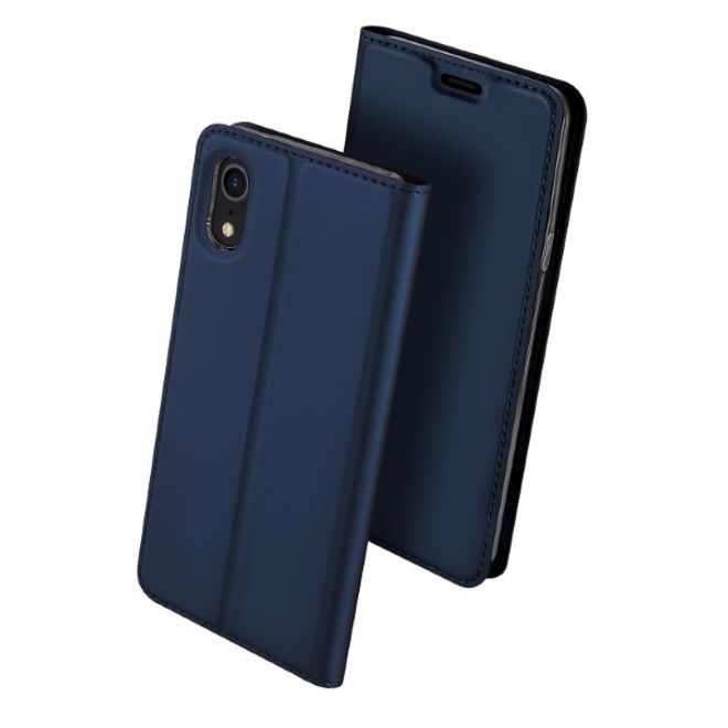 Dux Ducis -  iPhone XR Hülle - Handy Bookcover - Skin Pro Series - blau