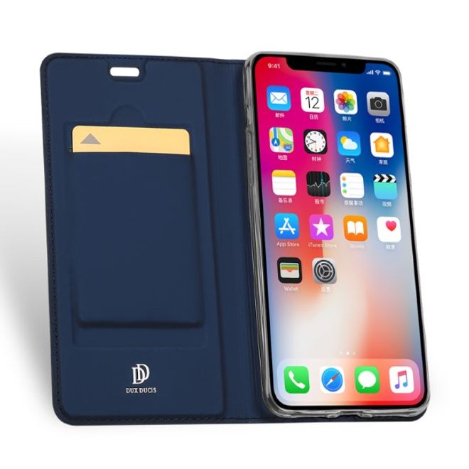 Dux Ducis -  iPhone XR Hülle - Handy Bookcover - Skin Pro Series - blau