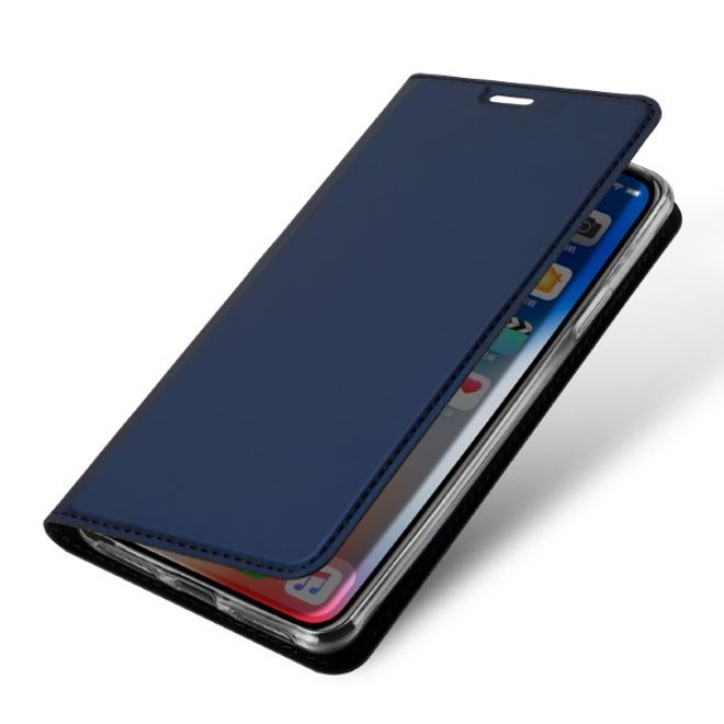 Dux Ducis -  iPhone XR Hülle - Handy Bookcover - Skin Pro Series - blau