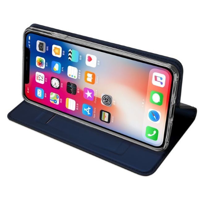 Dux Ducis -  iPhone XR Hülle - Handy Bookcover - Skin Pro Series - blau