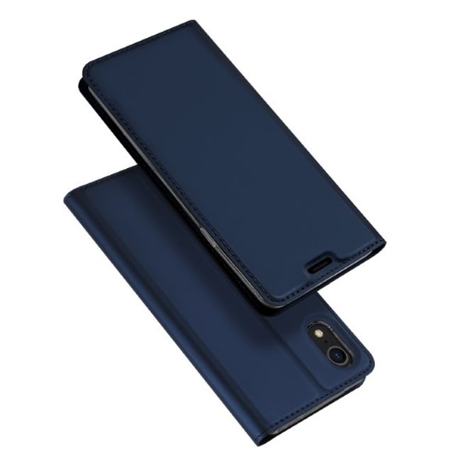 Dux Ducis -  iPhone XR Hülle - Handy Bookcover - Skin Pro Series - blau