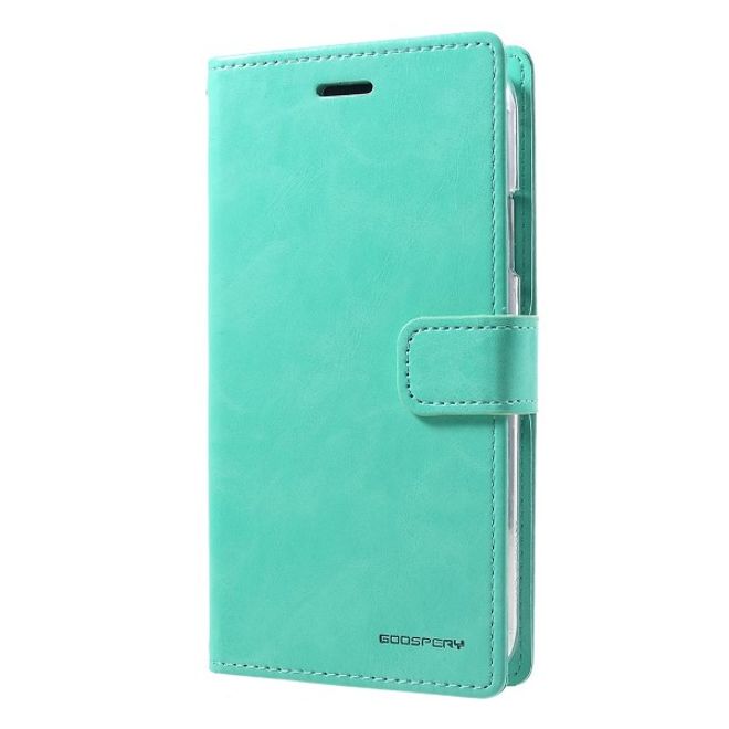 Goospery - iPhone XR Hülle - Handy Bookcover - Bluemoon Diary Series - mint