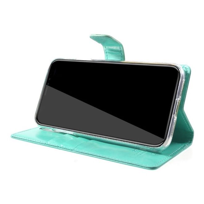 Goospery - iPhone XR Hülle - Handy Bookcover - Bluemoon Diary Series - mint