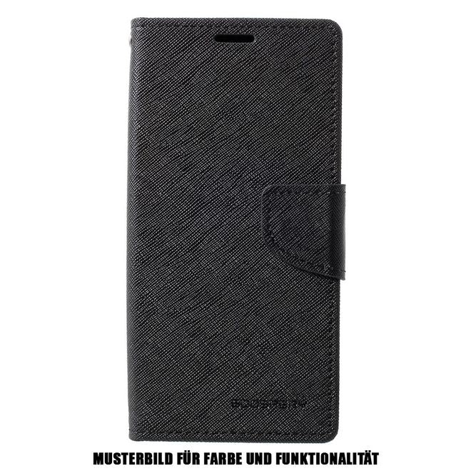 Goospery - iPhone XS Max Hülle - Handy Bookcover - Fancy Diary Series - schwarz