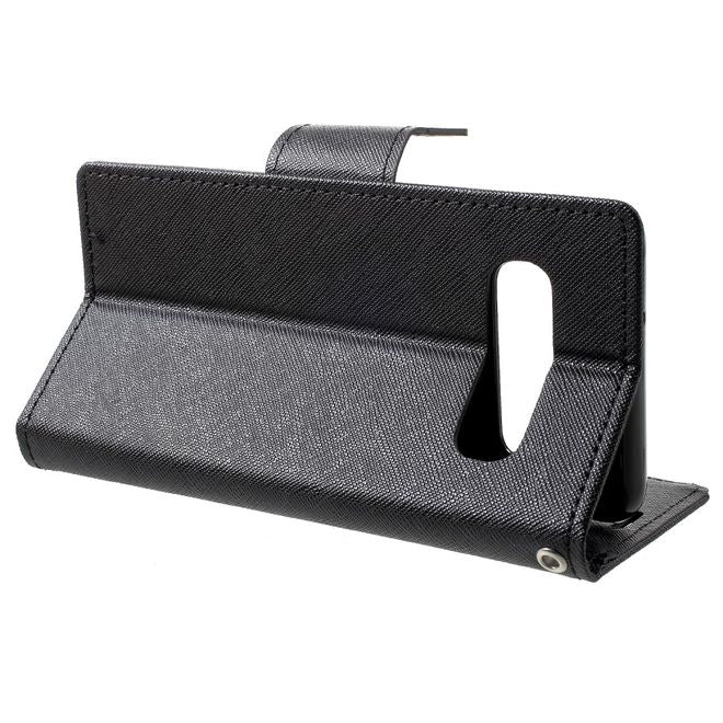 Goospery - iPhone XS Max Hülle - Handy Bookcover - Fancy Diary Series - schwarz