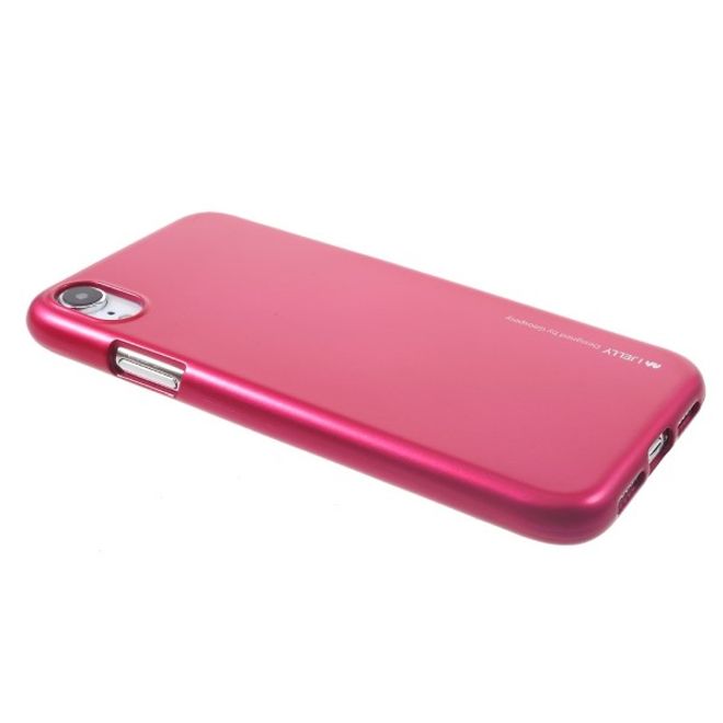 Goospery - iPhone XR Handy Hülle - TPU Soft Case - i Jelly Metal Series - pink