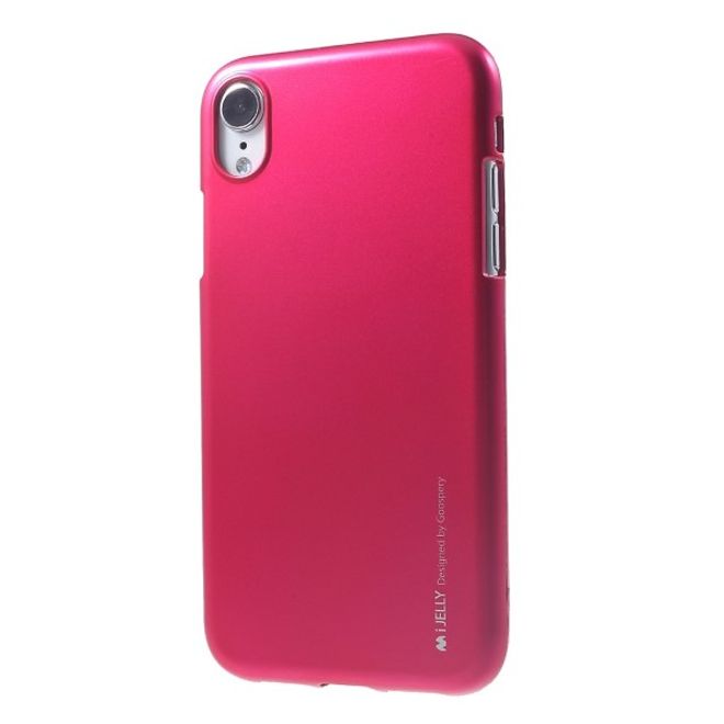 Goospery - iPhone XR Handy Hülle - TPU Soft Case - i Jelly Metal Series - pink