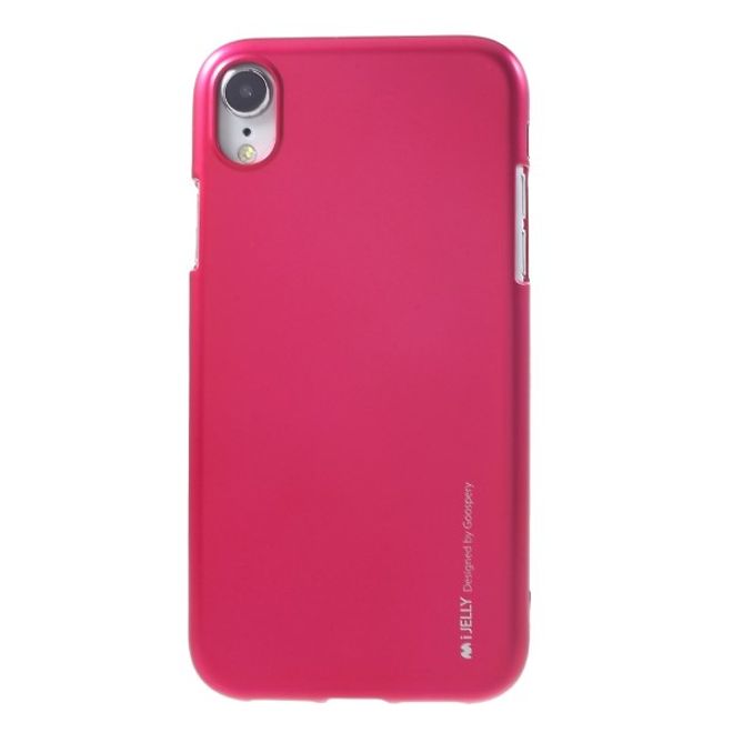 Goospery - iPhone XR Handy Hülle - TPU Soft Case - i Jelly Metal Series - pink