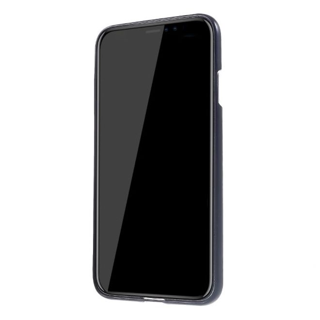 Goospery - iPhone XS Max Handy Hülle - TPU Soft Case - i Jelly Metal Series - navy