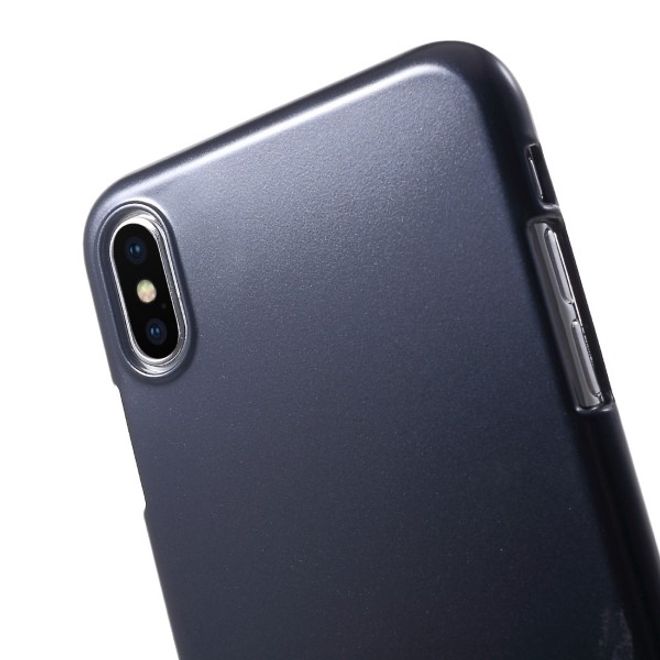 Goospery - iPhone XS Max Handy Hülle - TPU Soft Case - i Jelly Metal Series - navy