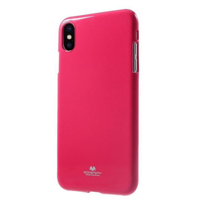 Goospery - iPhone XS Max Handy Hülle - TPU Soft Case - Pearl Jelly Series - pink
