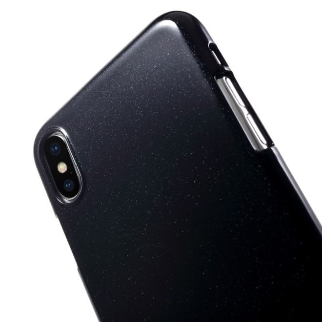 Goospery - iPhone XS Max Handy Hülle - TPU Soft Case - Pearl Jelly Series - schwarz