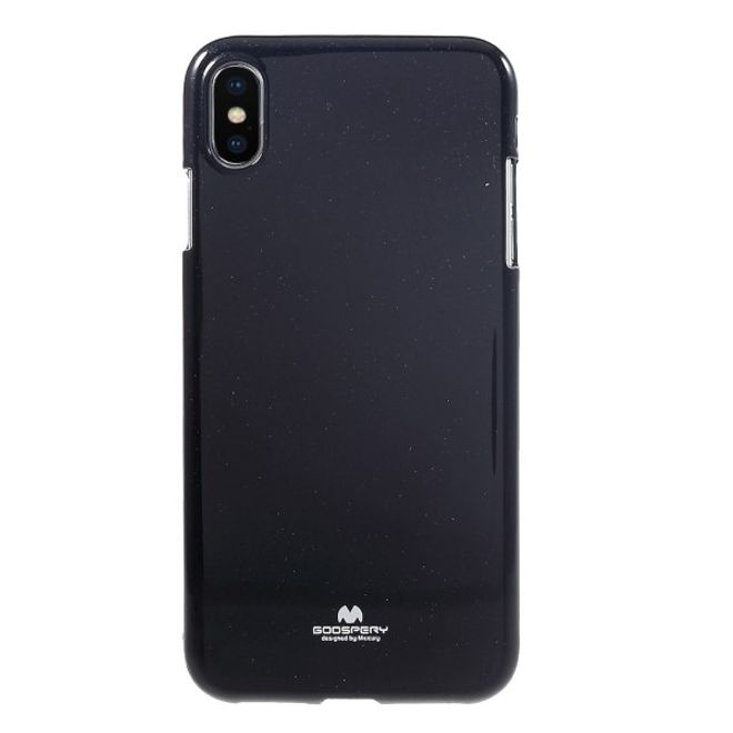 Goospery - iPhone XS Max Handy Hülle - TPU Soft Case - Pearl Jelly Series - schwarz