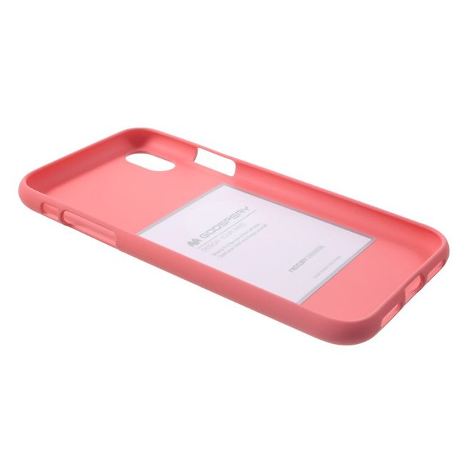 Goospery - iPhone XS Max Handy Cover - TPU Soft Case - SF Jelly Series - pink