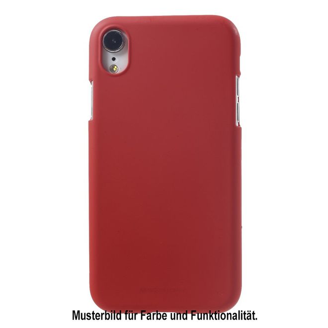 Goospery - iPhone XS Max Handy Cover - TPU Soft Case - SF Jelly Series - rot