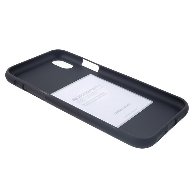 Goospery - iPhone XS Max Handy Cover - TPU Soft Case - SF Jelly Series - schwarz