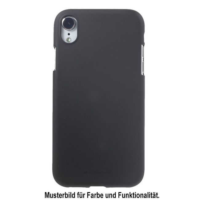 Goospery - iPhone XS Max Handy Cover - TPU Soft Case - SF Jelly Series - schwarz