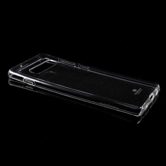 Goospery - iPhone XR Handyhülle - TPU Soft Case - Clear Jelly Color Series - transparent/schwarz