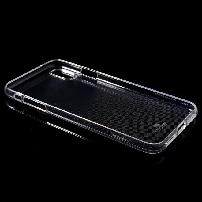 Goospery - iPhone XS Max Handyhülle - TPU Soft Case - Clear Jelly Color Series - transparent