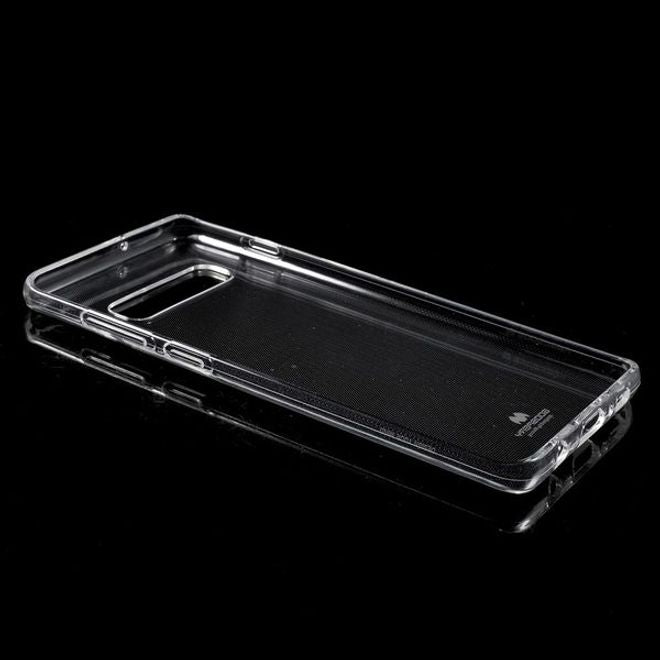 Goospery - iPhone XS Max Handyhülle - TPU Soft Case - Clear Jelly Color Series - transparent/schwarz