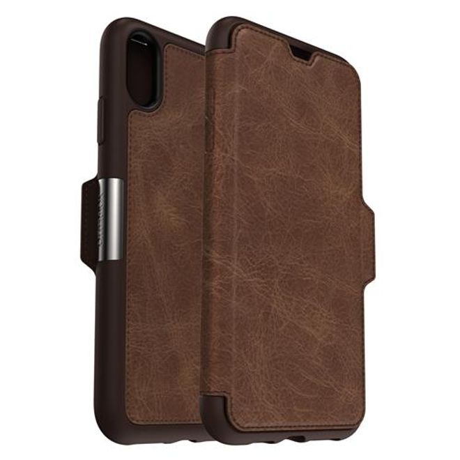 Otterbox - iPhone XS Max Hülle - Outdoor Book-Cover Strada - espresso