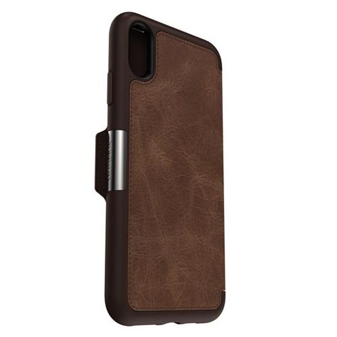 Otterbox - iPhone XS Max Hülle - Outdoor Book-Cover Strada - espresso
