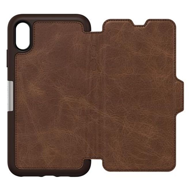 Otterbox - iPhone XS Max Hülle - Outdoor Book-Cover Strada - espresso