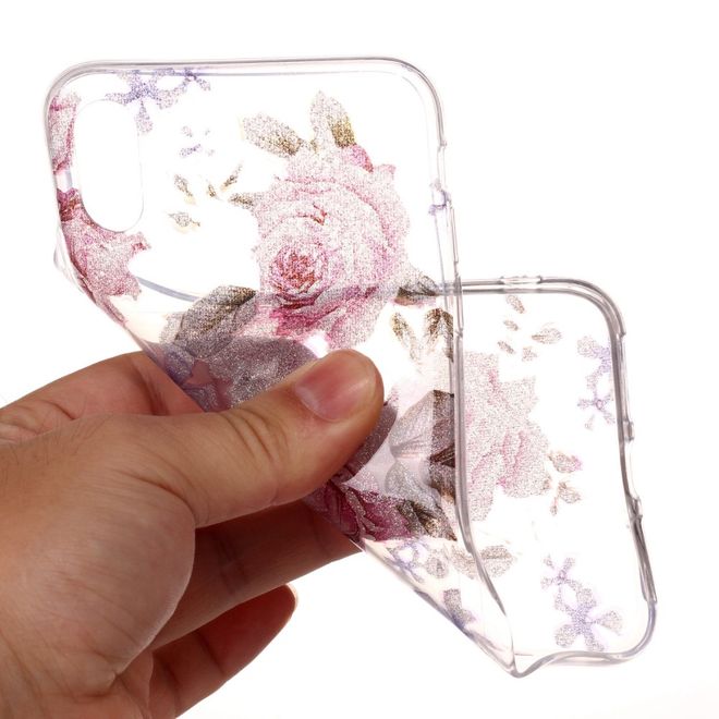 iPhone XS Max case - soft case made of TPU - roses