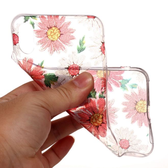 iPhone XS Max Case - Soft TPU Case - Red Flowers