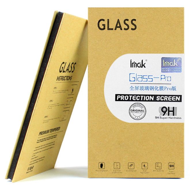 Imak - Xiaomi Mi Max 3 Schutzglas Displayschutz - Pro+ Series - Panzer Glas - weiss