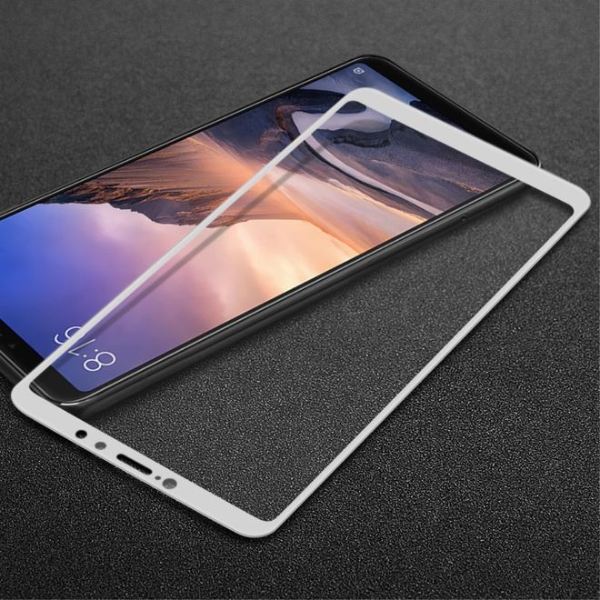 Imak - Xiaomi Mi Max 3 Schutzglas Displayschutz - Pro+ Series - Panzer Glas - weiss