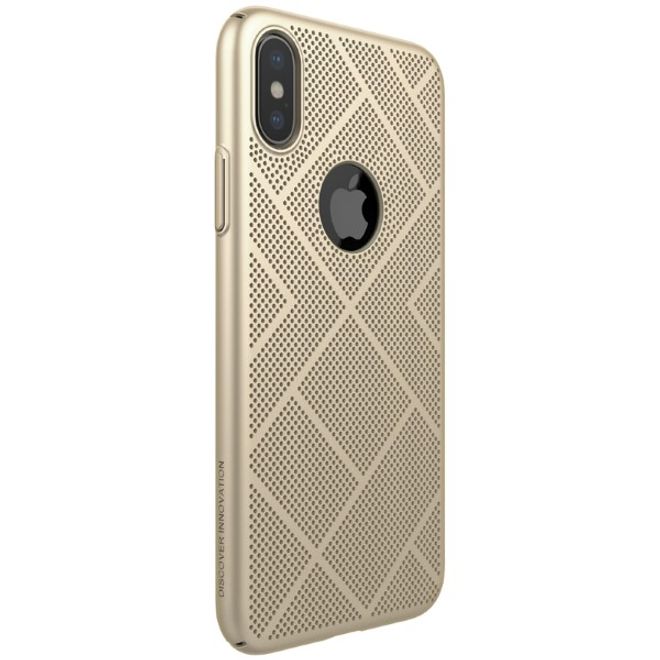 Nillkin - iPhone XS / X Handyhülle - Case aus Plastik - Air Case Series - gold