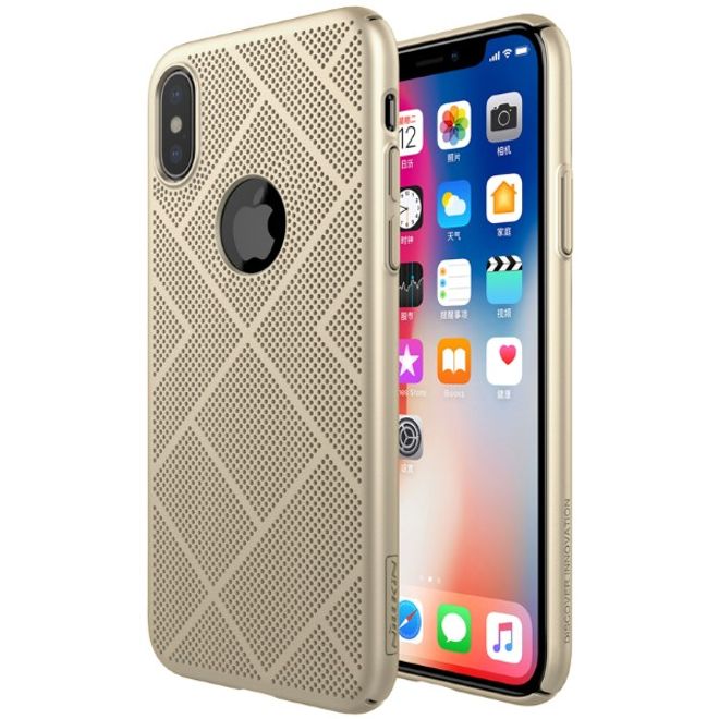 Nillkin - iPhone XS / X Handyhülle - Case aus Plastik - Air Case Series - gold