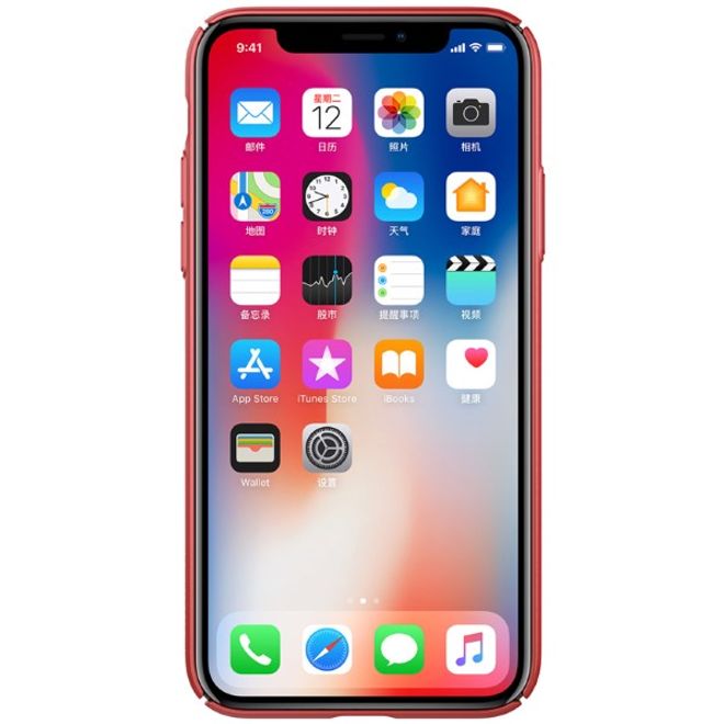 Nillkin - iPhone XS / X Handyhülle - Case aus Plastik - Air Case Series - rot