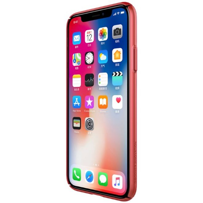 Nillkin - iPhone XS / X Handyhülle - Case aus Plastik - Air Case Series - rot