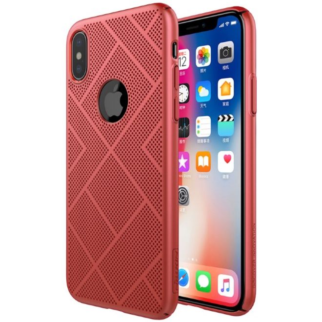 Nillkin - iPhone XS / X Handyhülle - Case aus Plastik - Air Case Series - rot