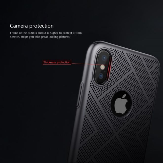 Nillkin - iPhone XS / X Handyhülle - Case aus Plastik - Air Case Series - rot