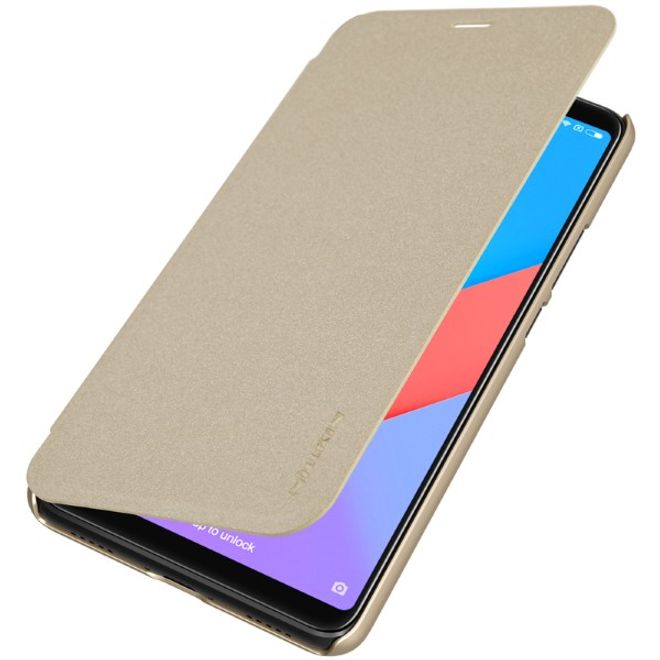 Nillkin - Xiaomi Mi Max 3 Case - Leder Hülle - Sparkle Series - gold