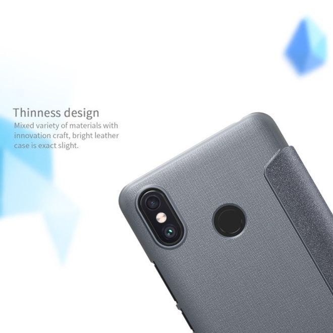 Nillkin - Xiaomi Mi Max 3 Case - Leder Hülle - Sparkle Series - gold