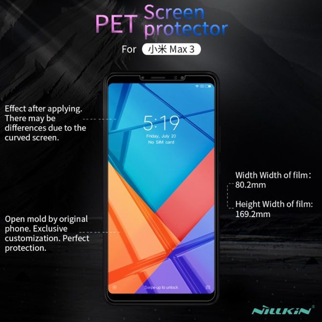 Nillkin - Xiaomi Mi Max 3 Schutzfolie - Super Clear Whole Set Series