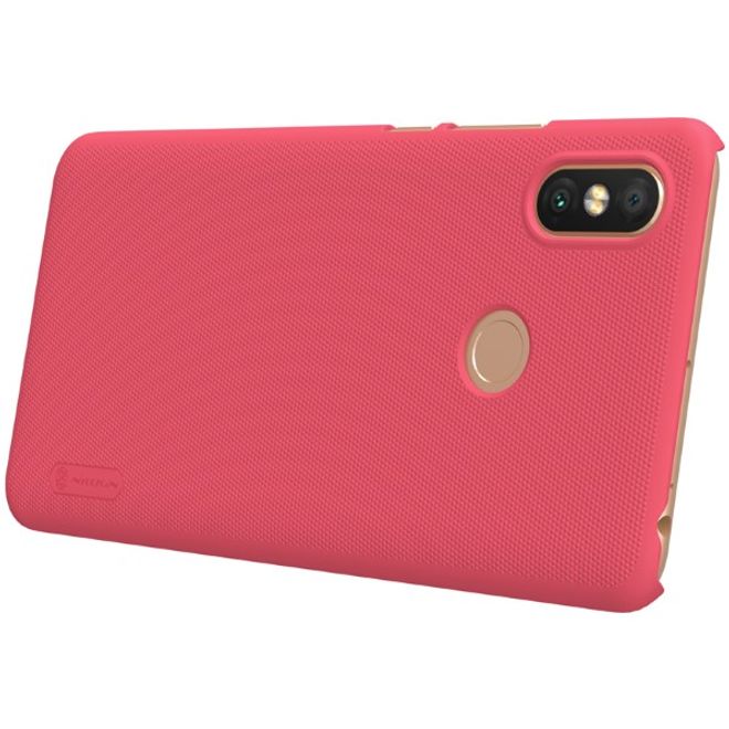 Nillkin - Xiaomi Mi Max 3 Hülle - Plastik Case - Super Frosted Shield Series - rot